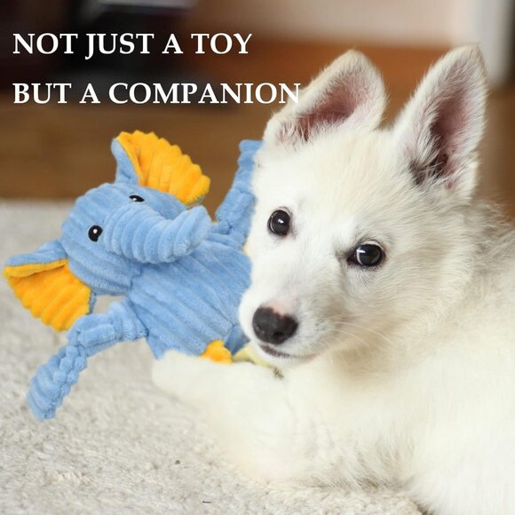 5 Pack Tough Dog Toys Stuffed Squeaky Dog Toys Assortment Plush Animal Dog Toy V - Picture 6 of 7